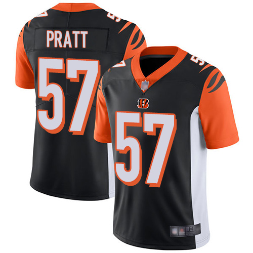 Cincinnati Bengals Limited Black Men Germaine Pratt Home Jersey NFL Footballl #57 Vapor Untouchable